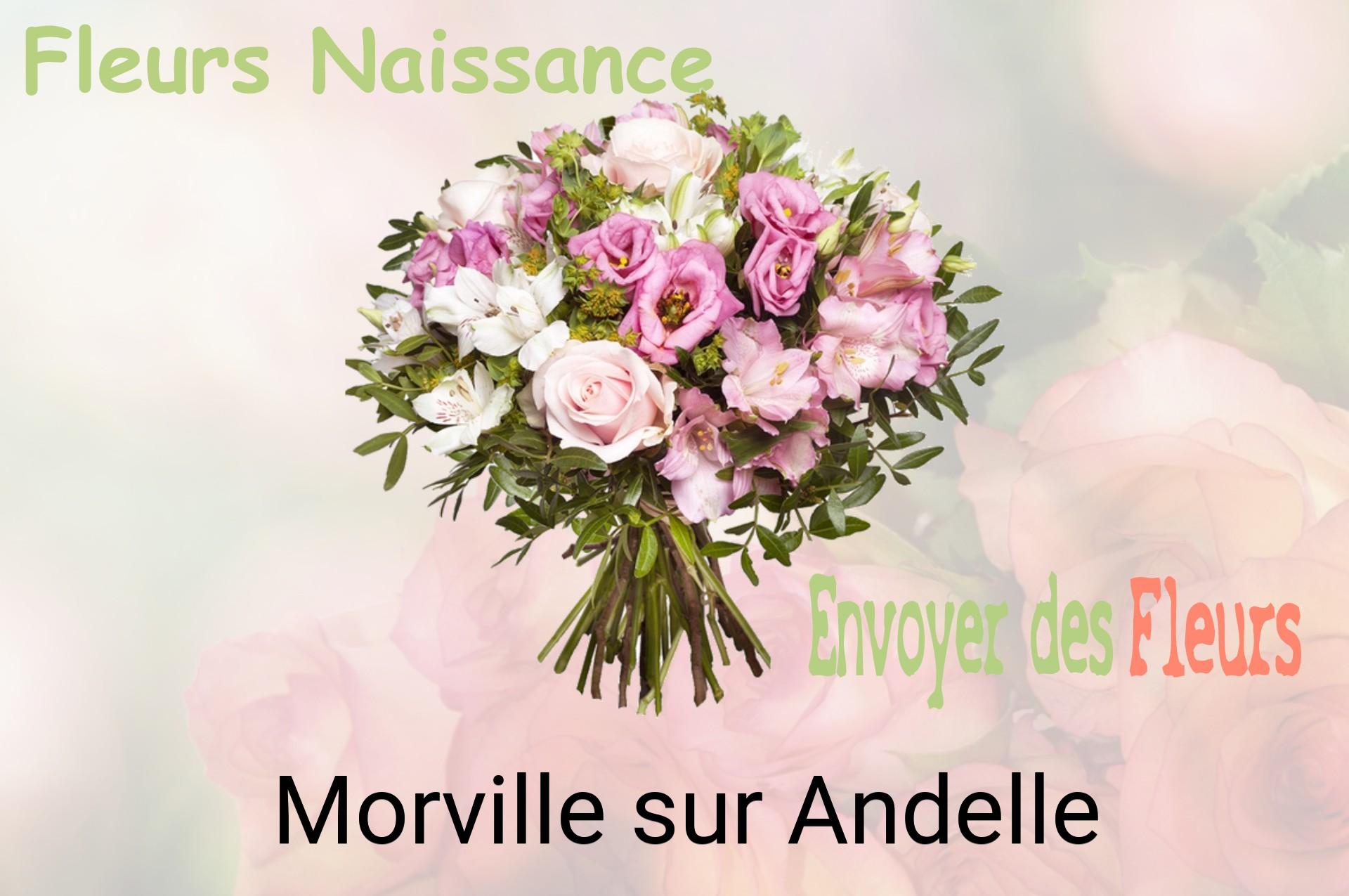 Bouquet de fleurs de naissance livré à Morville-sur-Andelle